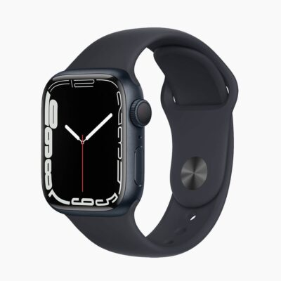 Refurbished Apple Watch Series 7 Zwart zijkant