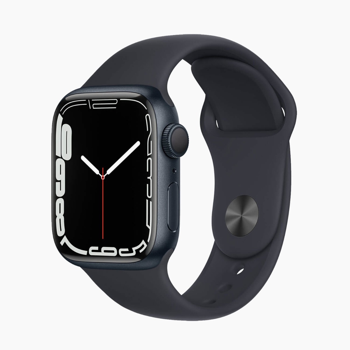 Refurbished Apple Watch Series 7 Zwart zijkant