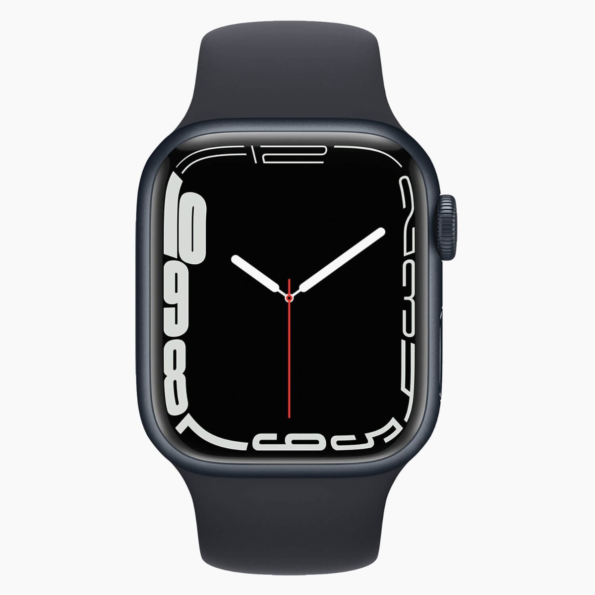 Refurbished Apple Watch Series 7 Zwart voorkant