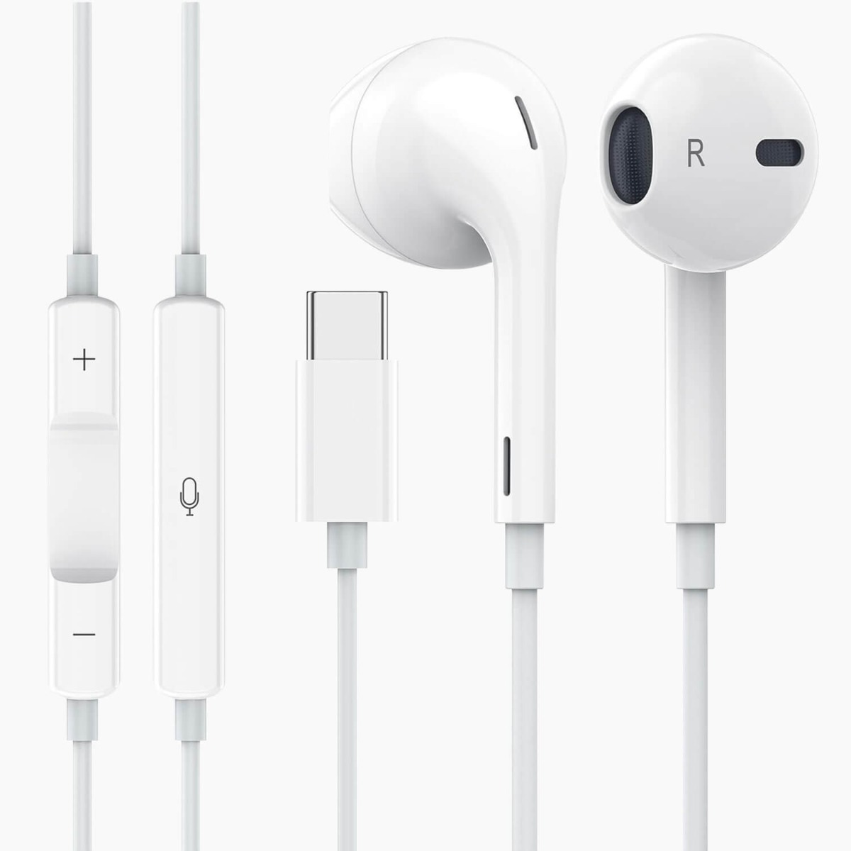 Refurbished EarPods USB-C Wit voorkant
