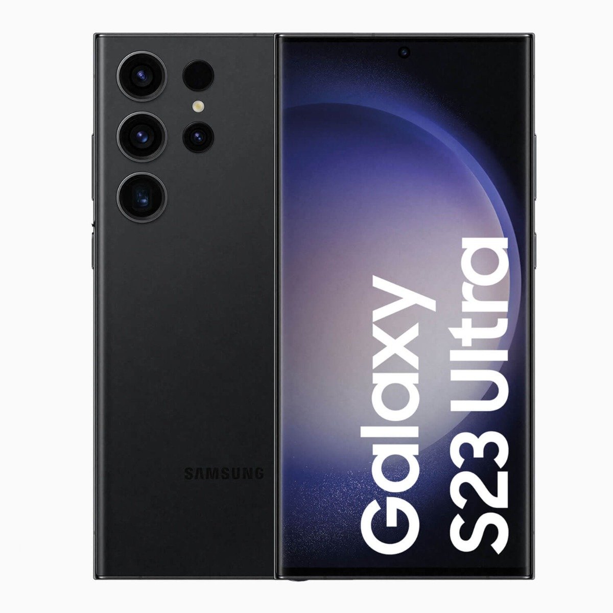 Refurbished Samsung Galaxy S23 Ultra Zwart voorkant