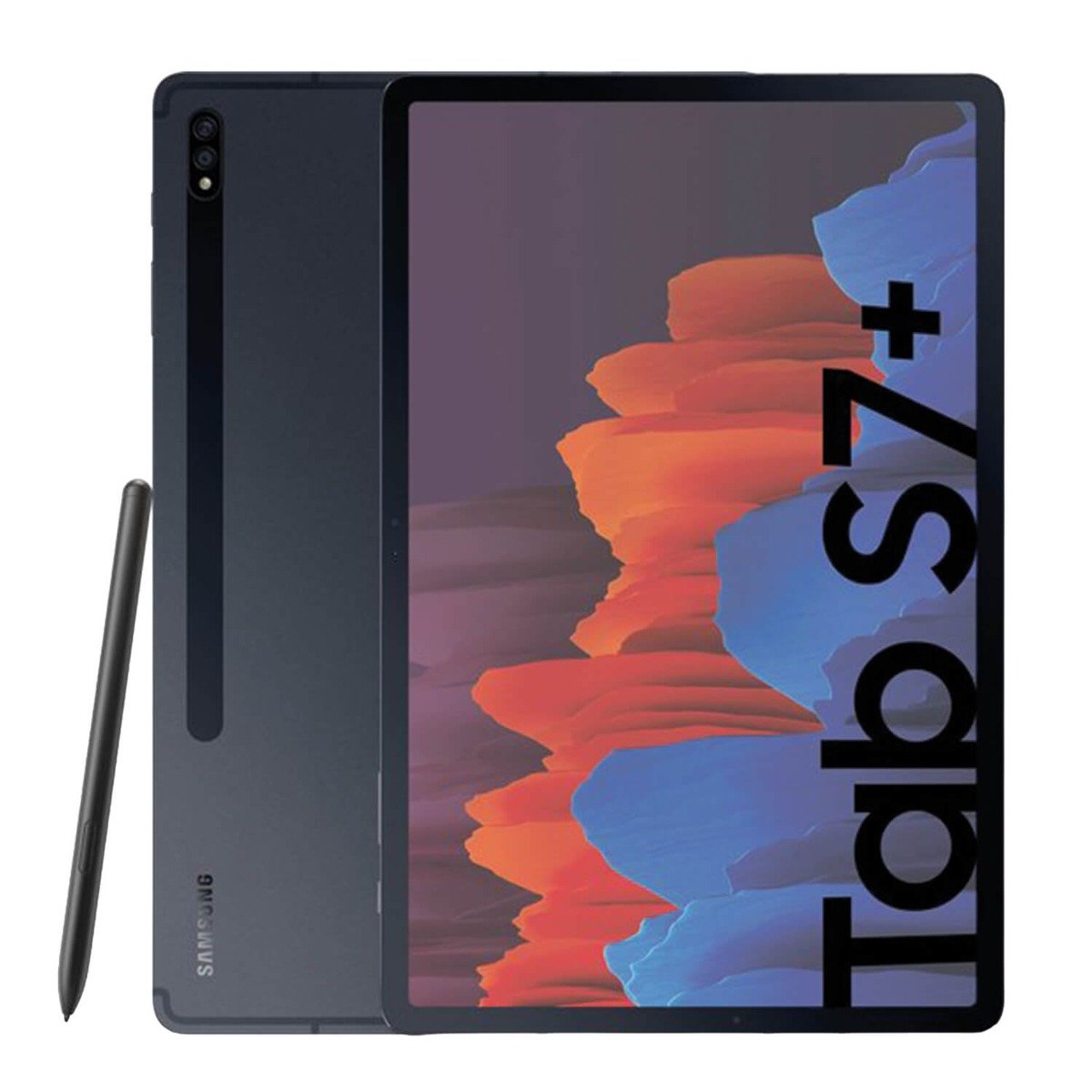 Refurbished Samsung Galaxy Tab S7 Zwart voorkant