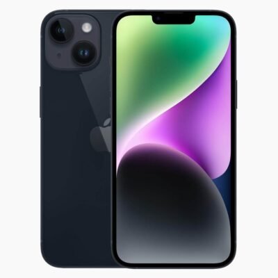 Refurbished iPhone 14 Plus Zwart voorkant