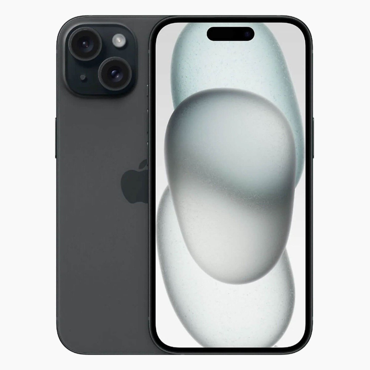 Refurbished iPhone 15 Plus Zwart voorkant