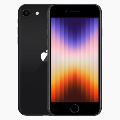Refurbished iPhone Se 2022 Zwart voorkant