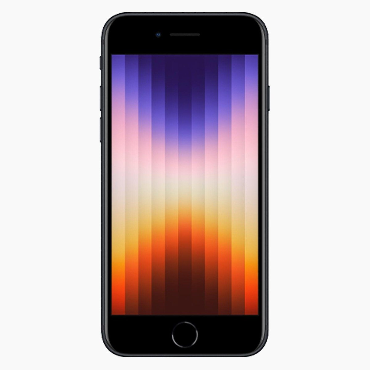 Refurbished iPhone SE 2022 Zwart voorkant