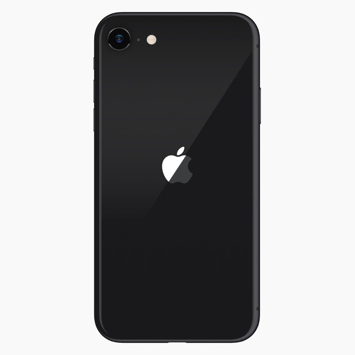 Refurbished iPhone Se 2022 Zwart achterkant
