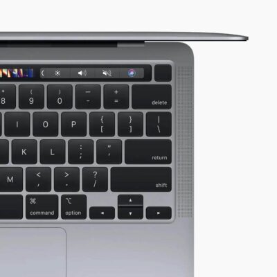 Refurbished MacBook Pro 13 (M1, 2020) Space Grey voorkant
