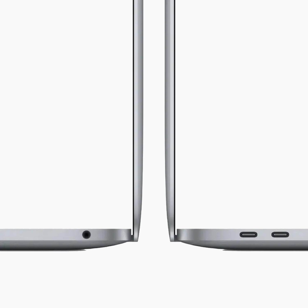 Refurbished MacBook Pro 13 (M1, 2020) Space Grey zijkant