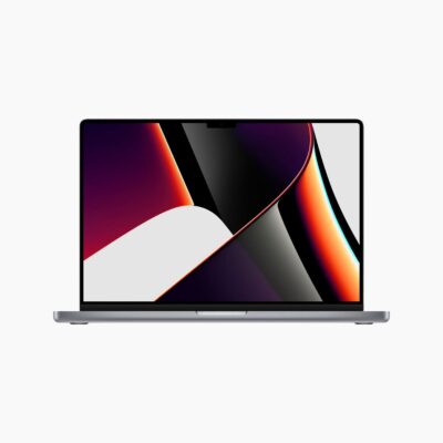Refurbished MacBook Pro 16 (M1, 2021) Space Grey voorkant