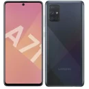 Refurbished Samsung Galaxy A71 Black voorkant