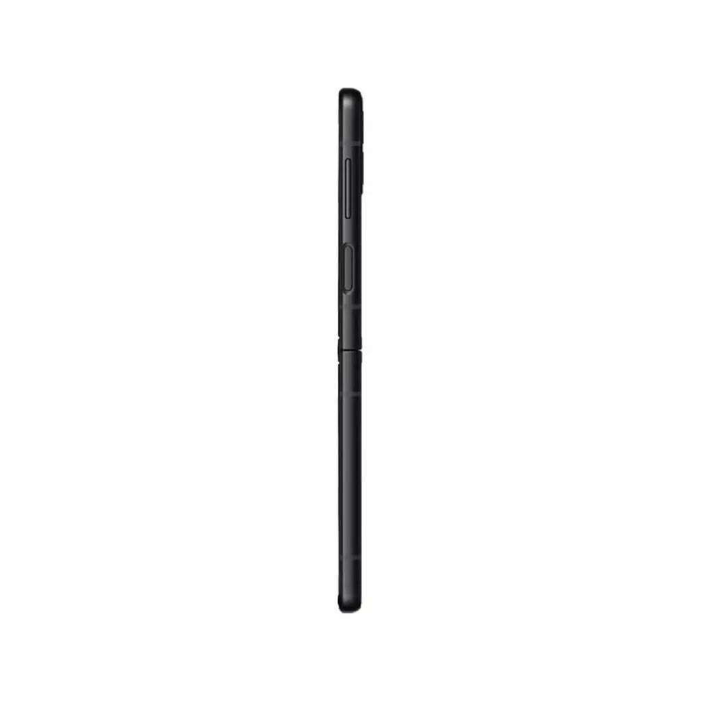 Refurbished Samsung Galaxy Z Flip3 Black zijkant