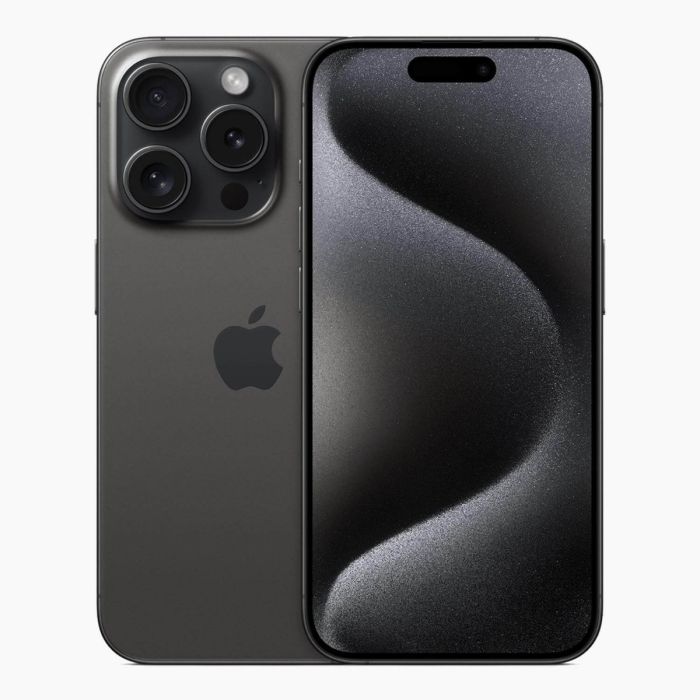 Refurbished iPhone 15 Pro Max Titanium Black voorkant