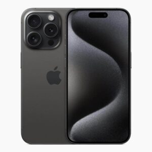Refurbished iPhone 15 Pro Titanium Black voorkant