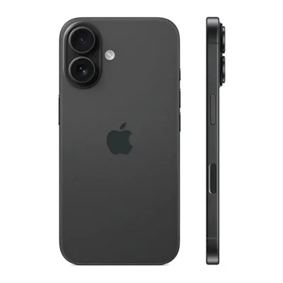 Refurbished iPhone 16 Schwarz Rückseite
