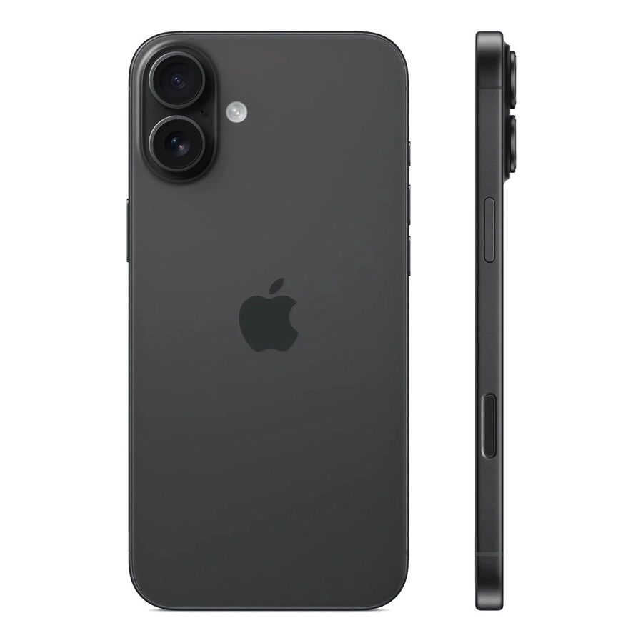 Refurbished iPhone 16 Plus Black achterkant