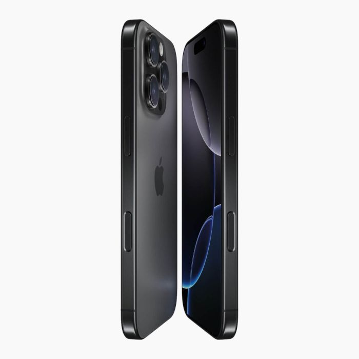 Refurbished iPhone 16 Pro Max Titanium Black dual