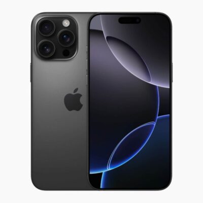 Refurbished iPhone 16 Pro Titanium Black voorkant