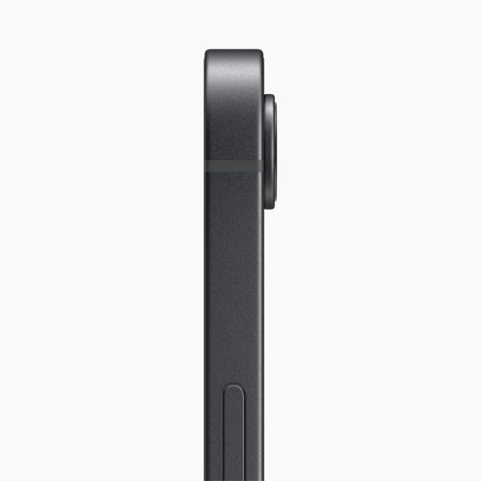Refurbished iPhone 16e Schwarz Seitenansicht