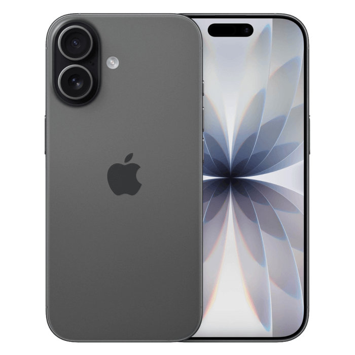 Refurbished iPhone 17 Black voorkant