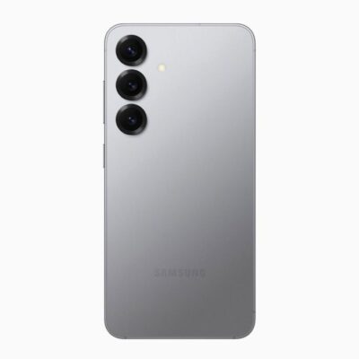 Refurbished Samsung Galaxy S25 Silver achterkant